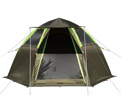 Летняя палатка ЛОТОС 5 Мансарда М Комплект №2 (пол летний + стойки, стеклокомпозитный каркас), фото 3
