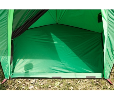 Летняя палатка ЛОТОС 3 Саммер (встроенное дно, стеклокомпозитный каркас), фото 7