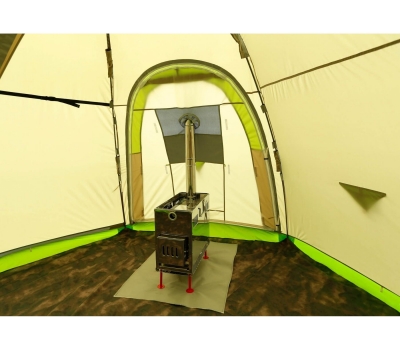 Зимняя палатка ЛОТОС 5 Баня (с полом; алюминиевый каркас), фото 2