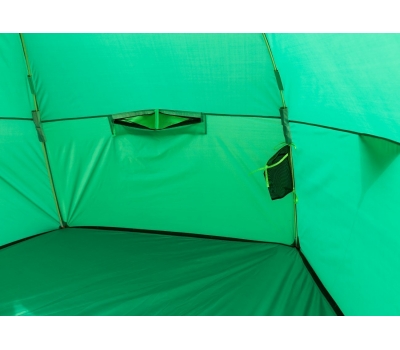 Летняя палатка ЛОТОС 3 Саммер (встроенное дно, стеклокомпозитный каркас), фото 9