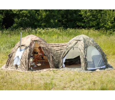 Всесезонная универсальная палатка ЛОТОС 5У (легкий тент; стеклокомпозитный каркас), фото 6