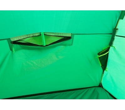 Летняя палатка ЛОТОС 3 Саммер (встроенное дно, стеклокомпозитный каркас), фото 10