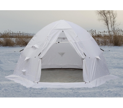 Зимняя палатка ЛОТОС 5С (с полом; стеклокомпозитный каркас)
