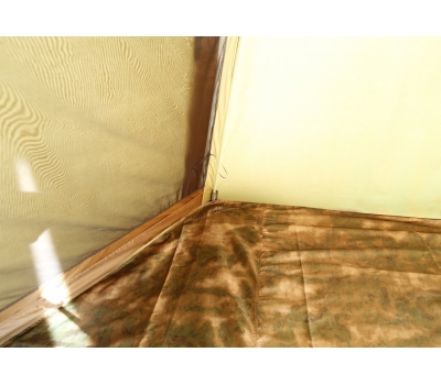 Летняя палатка ЛОТОС 5 Мансарда М Комплект №2 (пол летний + стойки, стеклокомпозитный каркас), фото 6