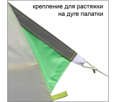 Зимняя палатка ЛОТОС 2С (стеклокомпозитный каркас), фото 9
