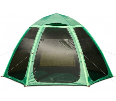 Летняя палатка-шатер ЛОТОС 5 Опен Эйр (1 вход; стеклокомпозитный каркас), фото 1