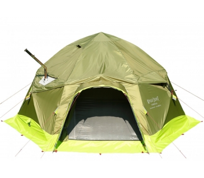 Универсальная палатка ЛОТОС КубоЗонт 6-У Классик (влагозащитный колпак; стеклокомпозитный каркас), фото 3