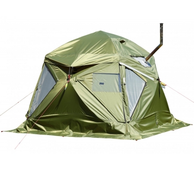 Универсальная палатка ЛОТОС КубоЗонт 4-У Классик (влагозащитный колпак; стеклокомпозитный каркас), фото 2