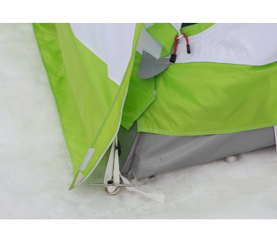Зимняя палатка ЛОТОС Куб 4 Компакт Термо (лонг) (утепленный тент; стеклокомпозитный каркас), фото 26