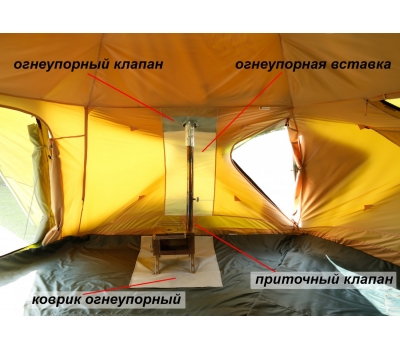 Универсальная палатка ЛОТОС КубоЗонт 6-У Компакт (влагозащитный колпак; стеклокомпозитный каркас), фото 18