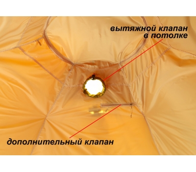 Универсальная палатка ЛОТОС КубоЗонт 6-У Компакт (влагозащитный колпак; стеклокомпозитный каркас), фото 16