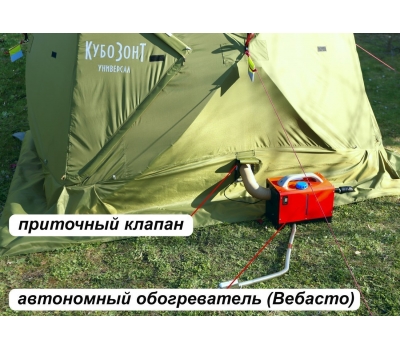 Козырек защитный для автономного обогревателя у палаток ЛОТОС, фото 1