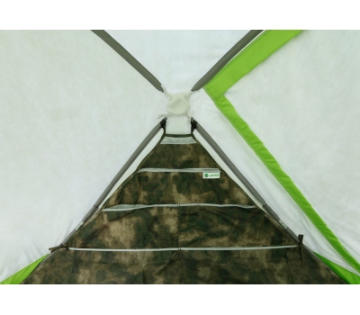 Зимняя палатка ЛОТОС Куб 4 Классик Термо (лонг) (утепленный тент; стеклокомпозитный каркас), фото 9