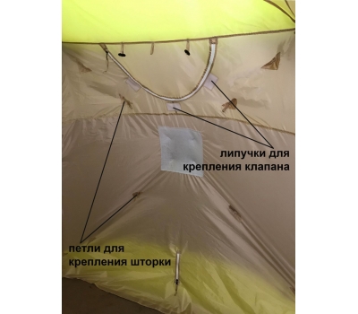 Внутренний тент легкий ЛОТОС Куб 3 (зимний) для палаток (180х210х210), фото 1