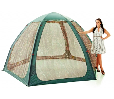 Летняя палатка-шатер ЛОТОС 5 Опен Эйр (1 вход; стеклокомпозитный каркас), фото 18