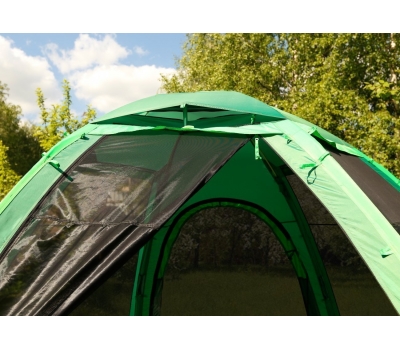 Летняя палатка-шатер ЛОТОС 5 Опен Эйр (1 вход; стеклокомпозитный каркас), фото 6