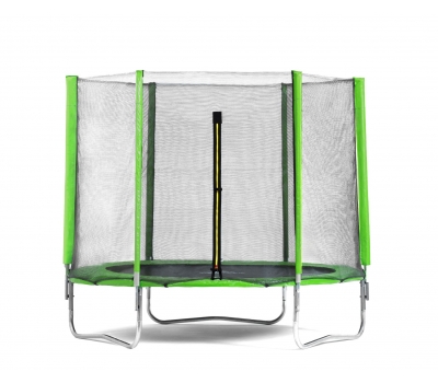 Батут DFC Trampoline Fitness с сеткой 6ft (182 см) зеленый, фото 1