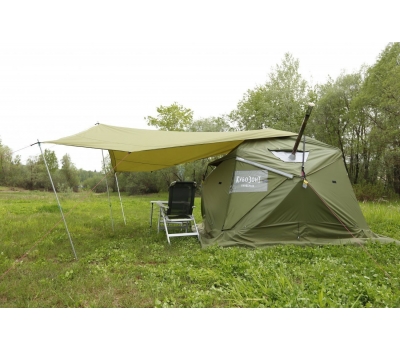 Козырек навесной ЛОТОС КубоЗонт 4 (в сборе со стойками) для палаток, фото 3