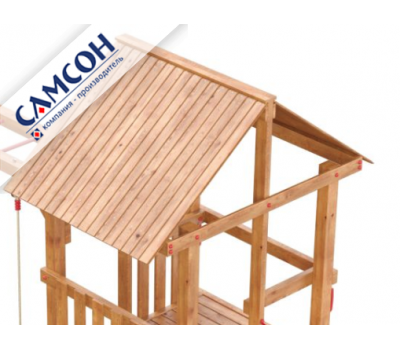 Крыша деревянная ЭЛЕМЕНТ для детской игровой площадки Самсон