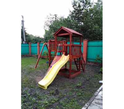 Детская площадка Савушка Мастер 2 с качелями Гнездо 1 метр, фото 9