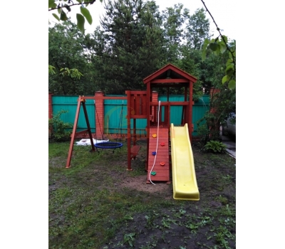 Детская площадка Савушка Мастер 2 с качелями Гнездо 1 метр, фото 8