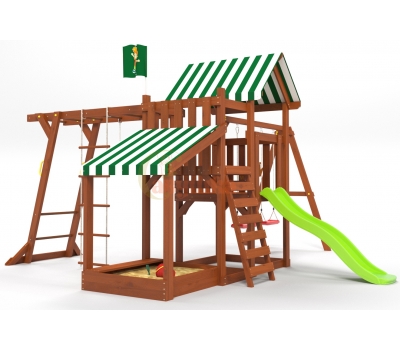 Детская площадка Савушка TooSun 4 с песочницей (горка 1,7 м), фото 2