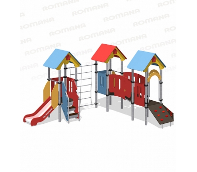 Детская площадка «Romana 104.12.00» красно-голубой, фото 1