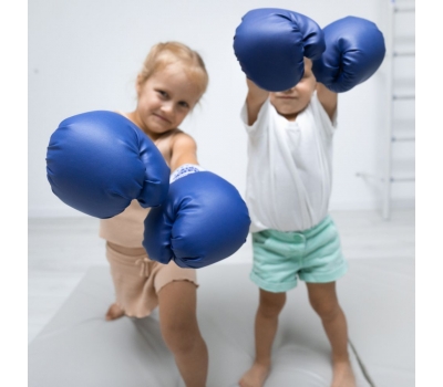 Перчатки боксерские для детей 5-7 лет (4 унции) Romana ДМФ-МК-01.70.03, фото 5