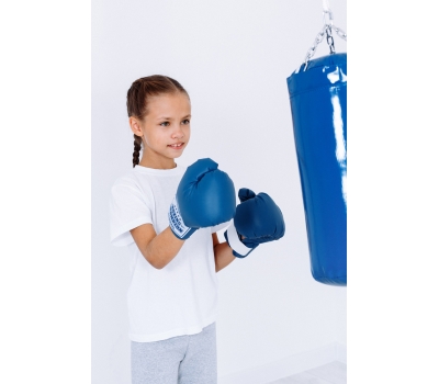 Перчатки боксерские для детей 10-12 лет (8 унций) Romana ДМФ-МК-01.70.05, фото 2