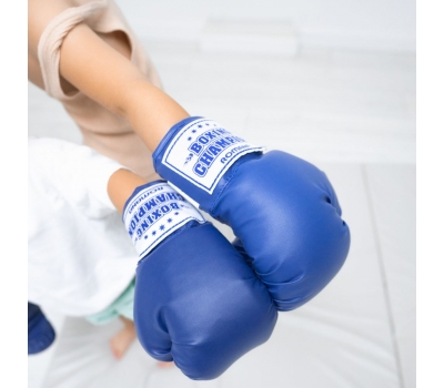 Перчатки боксерские для детей 5-7 лет (4 унции) Romana ДМФ-МК-01.70.03, фото 8