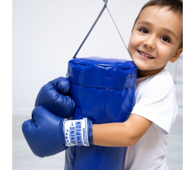 Перчатки боксерские для детей 5-7 лет (4 унции) Romana ДМФ-МК-01.70.03, фото 3