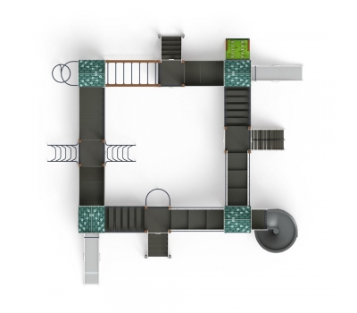 ОСТРОВ ДЕТСТВА (Город) детский игровой комплекс ДИК 2.01.8.02-01 (H=1200, H=2000), фото 4