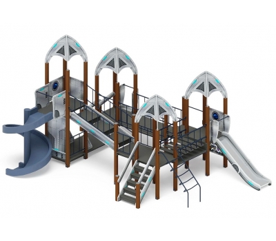 КОСМОПОРТ детский игровой комплекс ДИК 2.14.02-01 (H=750, H=1200, H=2000), фото 1