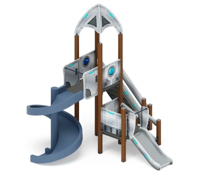 КОСМОПОРТ детский игровой комплекс ДИК 2.14.04-01 (H=750, H=2000)