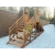 Зимняя деревянная горка IgraGrad Snow Fox Start, скат 4 м, фото 11