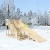 Зимняя горка IgraGrad Snow Fox, скат 5,9 м, без окраски