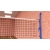 Сетка волейбольная, нить D=3 мм, стальной трос D=3 мм с пристенными стойками (03.514)
