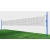 Сетка волейбольная, нить D=3 мм, ПВХ трос D=6 мм с универсальными стойками (03.501)
