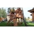Детский деревянный игровой комплекс ПАНОРАМА с двухуровневым домиком, фото 7