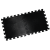 Коврик резиновый 400 х 400 х 20 мм чёрный, фото 1