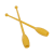 Булавы для художественной гимнастики У714, 35 см, желтые, фото 1