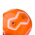 Мяч футбольный JS-100 Intro №5, оранжевый, фото 3