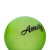 Мяч для художественной гимнастики AGB-102 19 см, зеленый, с блестками, фото 2