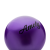Мяч для художественной гимнастики AGB-101, 19 см, фиолетовый, фото 2