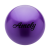 Мяч для художественной гимнастики AGB-101, 19 см, фиолетовый, фото 1