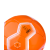 Мяч футбольный JS-100 Intro №5, оранжевый, фото 4