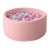 Сухой бассейн AIRPOOL Romana ДМФ-МК-02.53.01 (розовый с розовыми шариками, 150 шт.)
