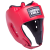 Шлем открытый Alfa HGA-4014, кожзам, красный, S, фото 1