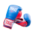 Перчатки боксерские Powerlock P00000727, 14oz, синий/красный, фото 1
