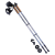 Палки для скандинавской ходьбы Starfall, 77-135 см, 2-секционные, серый/чёрный/белый, фото 1